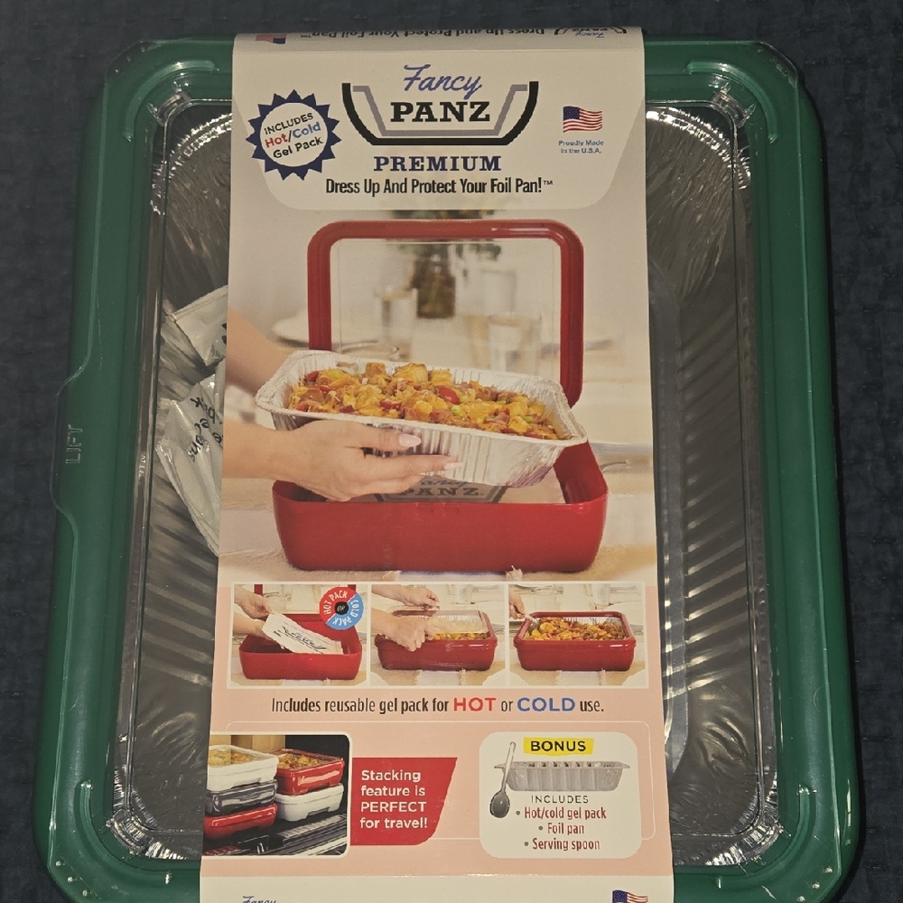 Green Foil Pan Carrier